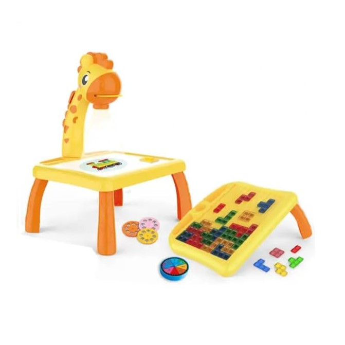 Kids Educational LED Projector Table Toy- Giraffe