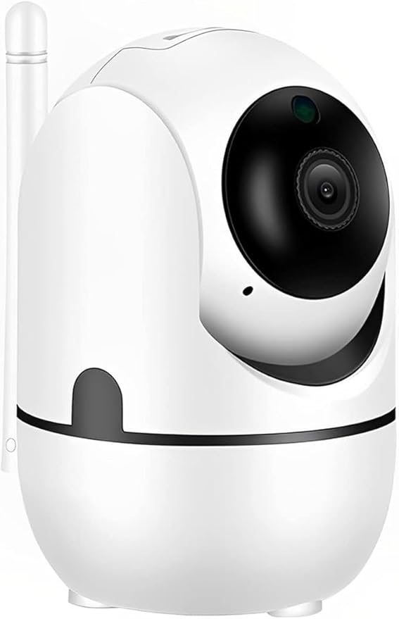 YC360 WiFi Security Camera, 1080P, 2MP, 355° Pan/90° Tilt, Night Vision, Two-Way Audio, Motion Detection, White