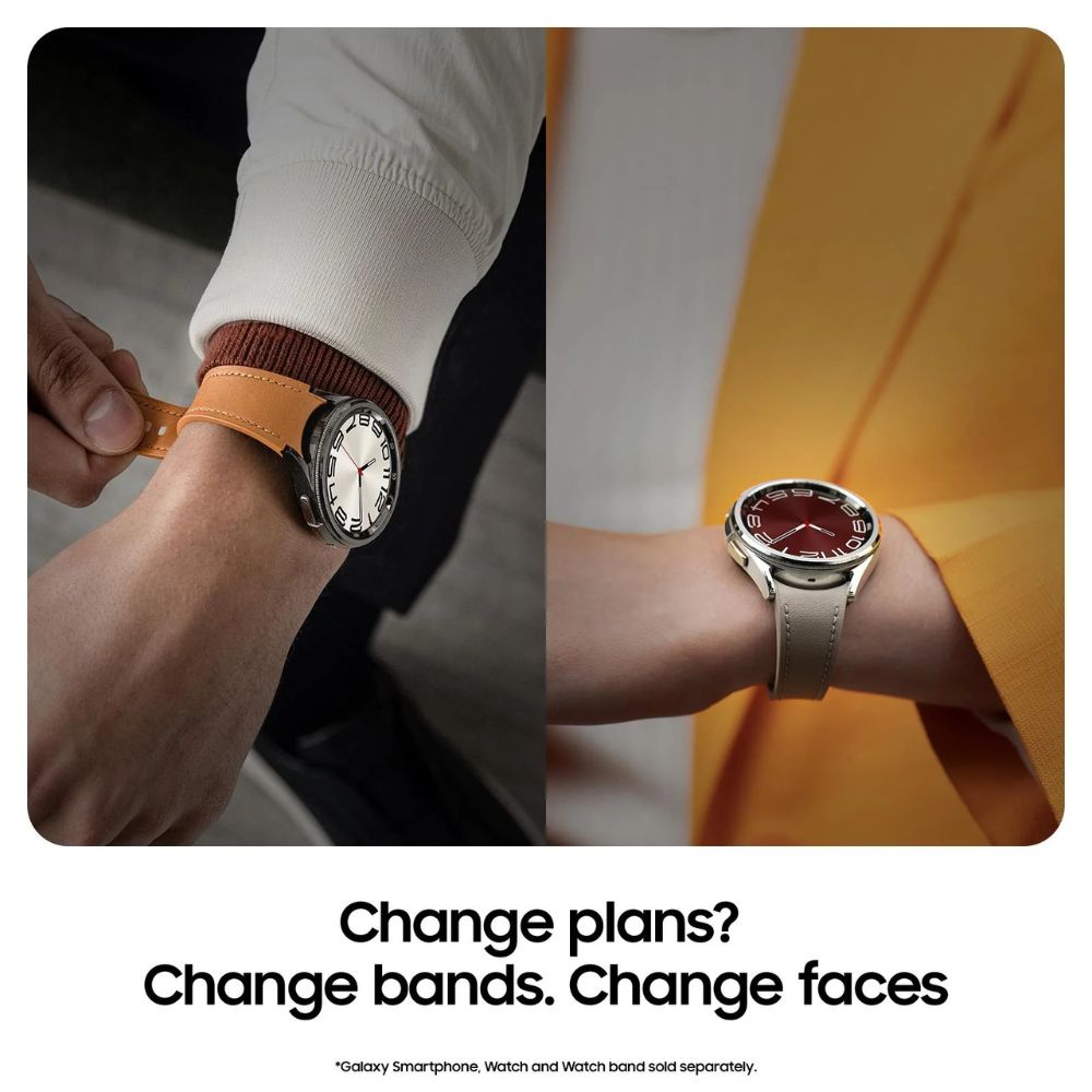 Samsung Galaxy Watch6 Classic 47mm LTE - Silver - Pristine Refurbished Samsung