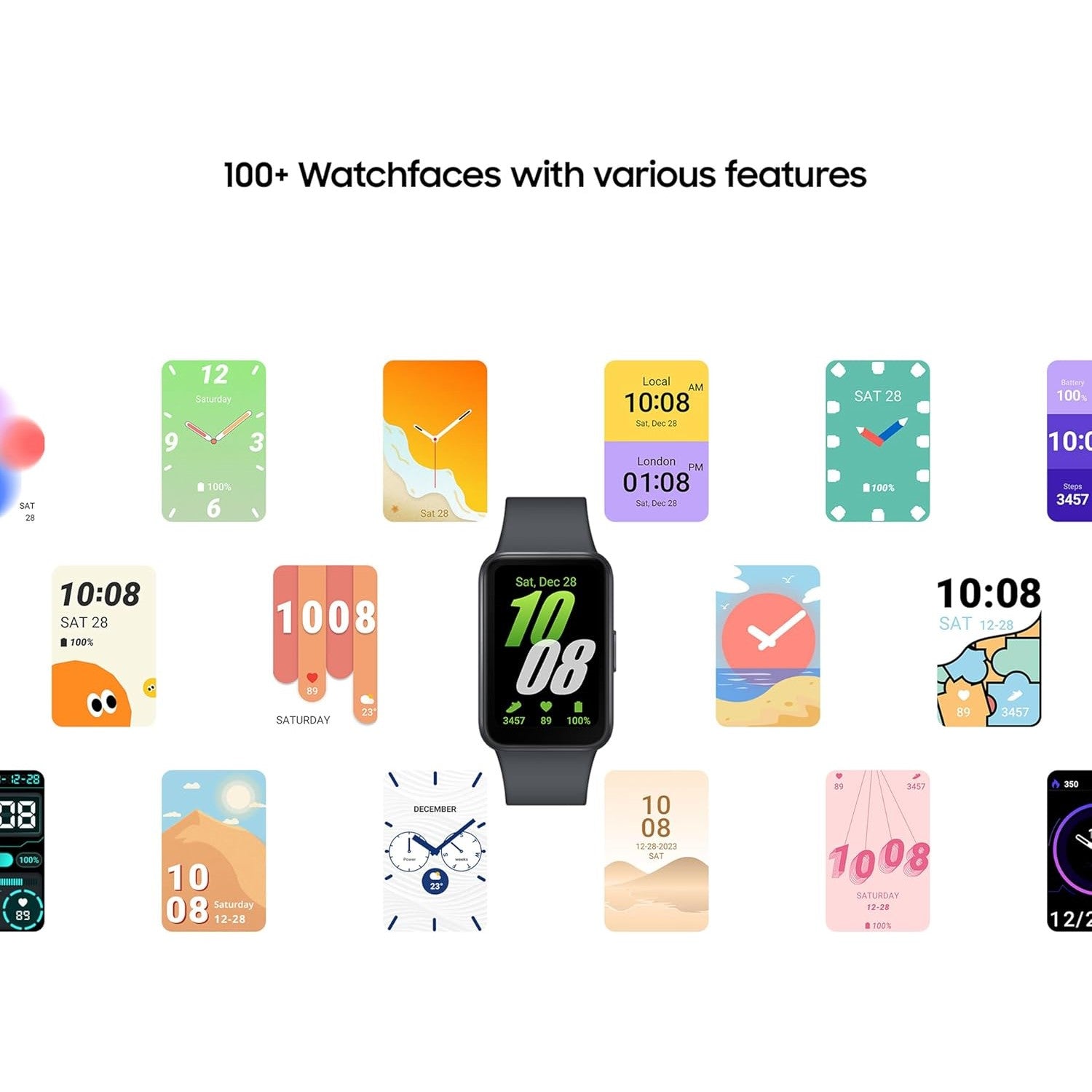 Samsung Galaxy Fit3 - 40mm AMOLED Display, Aluminum Body, Fitness & Amp Health Tracking