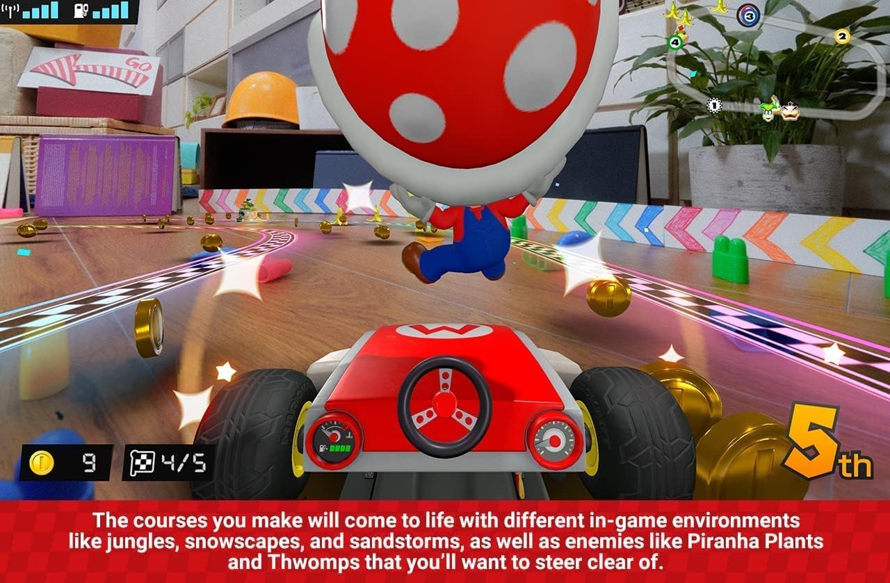 Nintendo Switch Mario Kart Live Home Circuit: Luigi Game Set