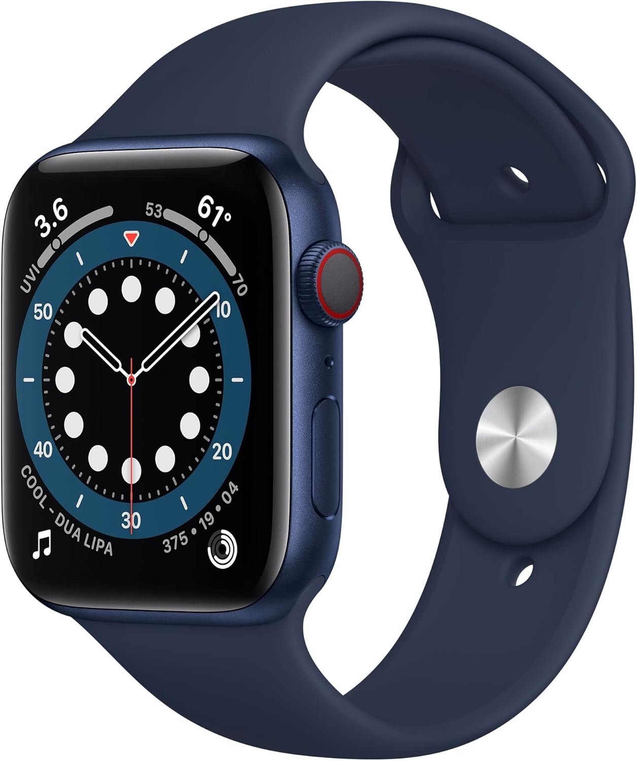 Apple Watch Series 6, 44mm (GPS + Cellular) Aluminium Case - Refurbished (Grade -A)