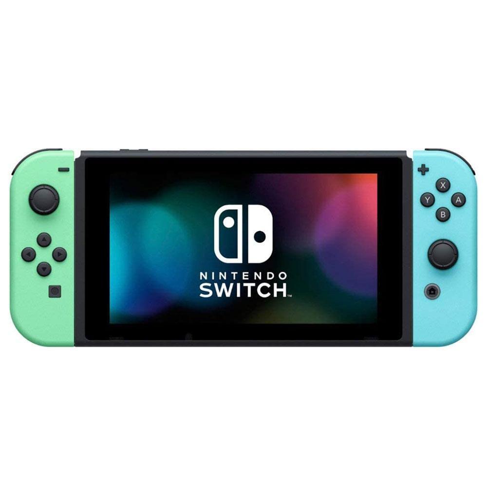 Nintendo Switch Console Animal Crossing New Horizons Special Edition - Neon Blue & Green Nintendo