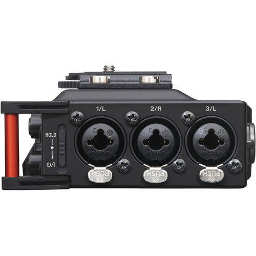 Tascam DR-70D 6-Input / 4-Track Multi-Track Field Recorder with Onboard Omni Microphones Tascam