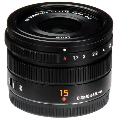 Panasonic Leica DG Summilux 15mm f/1.7 ASPH. Lens Panasonic