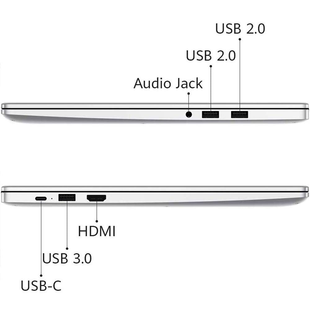 Huawei MateBook D15 53011QPK i5 1135G7 8GB 512GB 15.6″ FHD Laptop Windows 10 Home – Silver Huawei