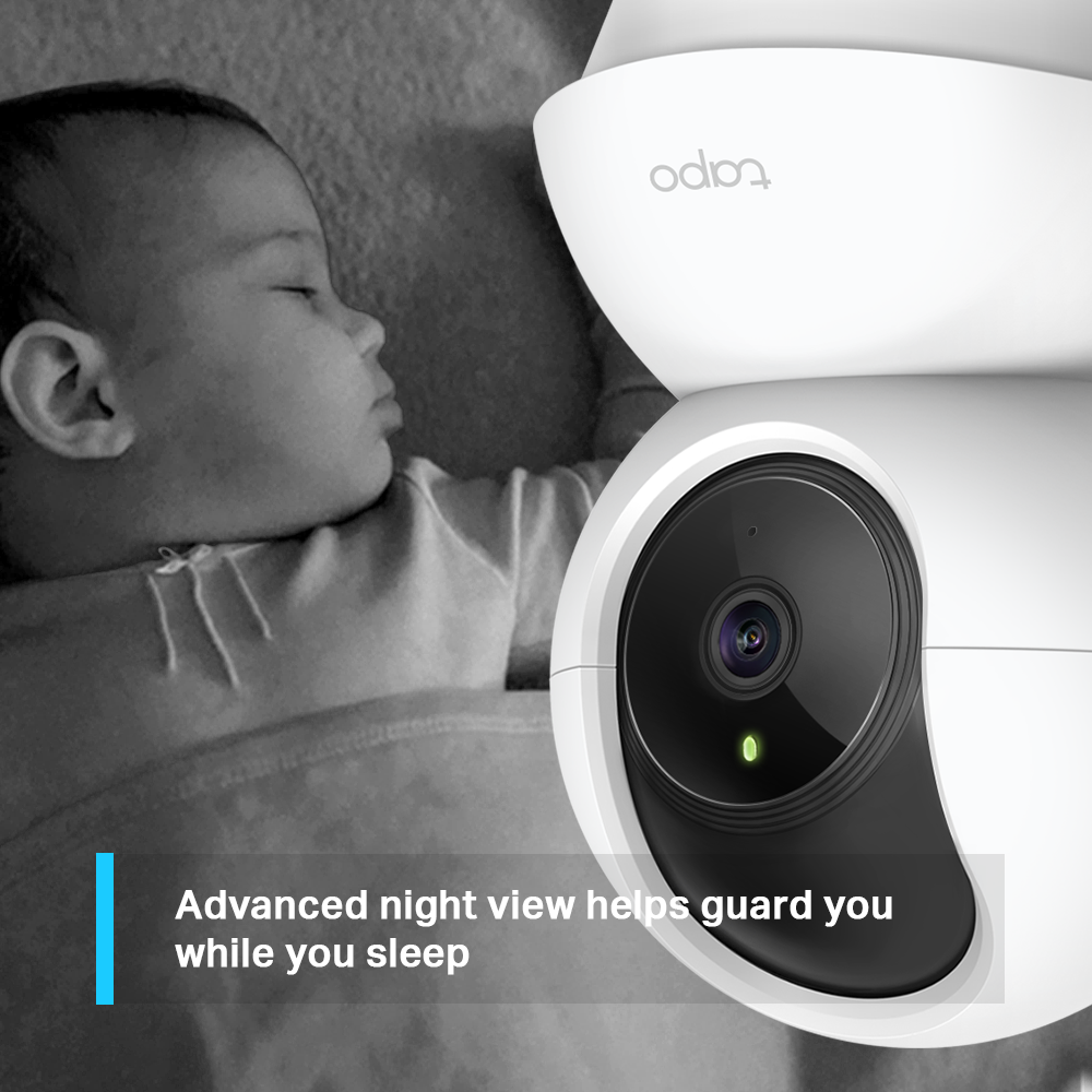 TP-Link Tapo C200 1080P Night Vision Security House Camera – White TpLink