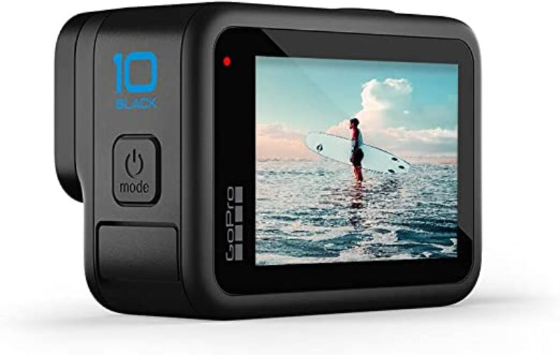 GoPro HERO10 Waterproof Action Camera, 1080p Live Streaming, Webcam - Black GoPro