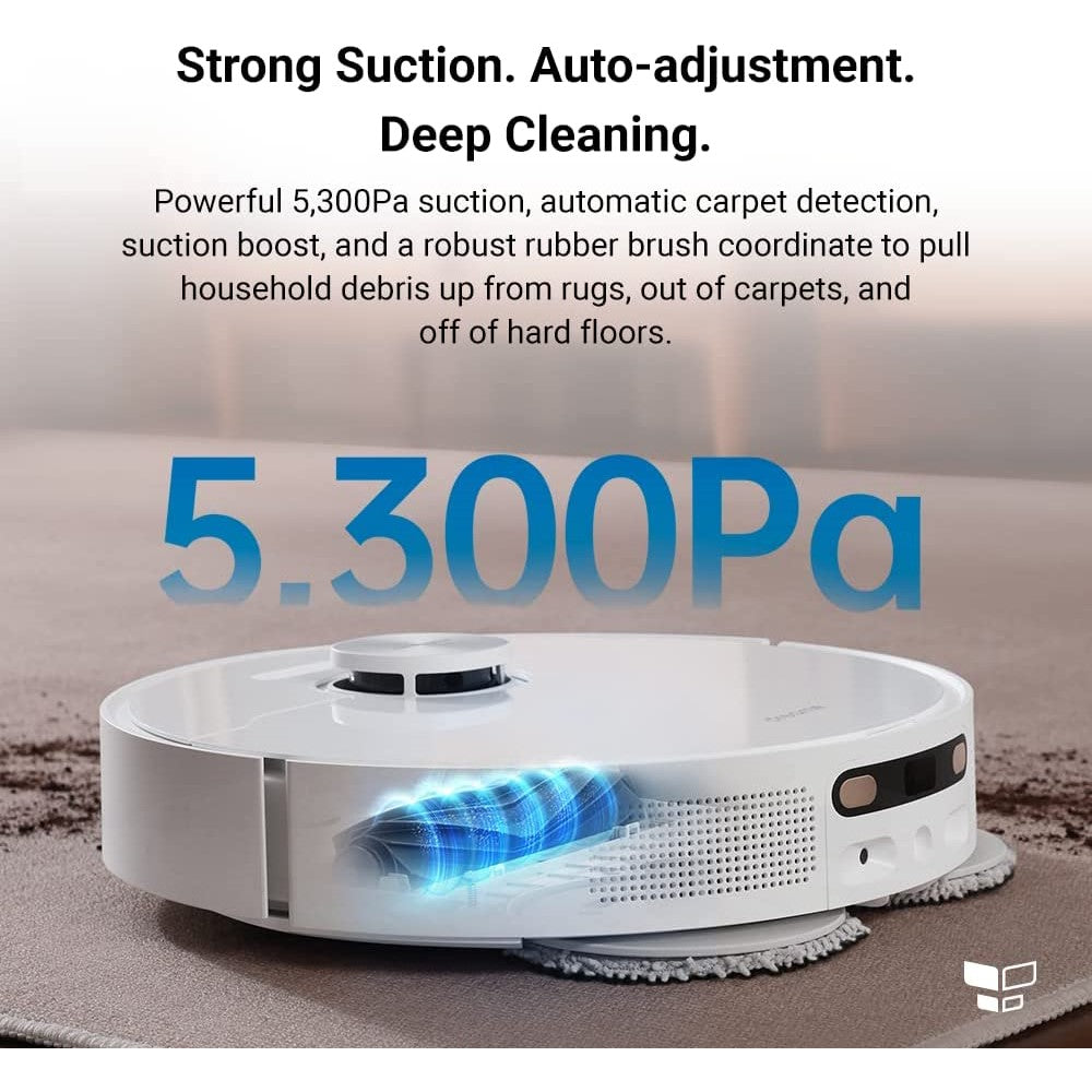 Dreame L10s Ultra Robot Vacuum & Mop Cleaner with Self-Refilling & Self-Emptying Base Station - White Dreame