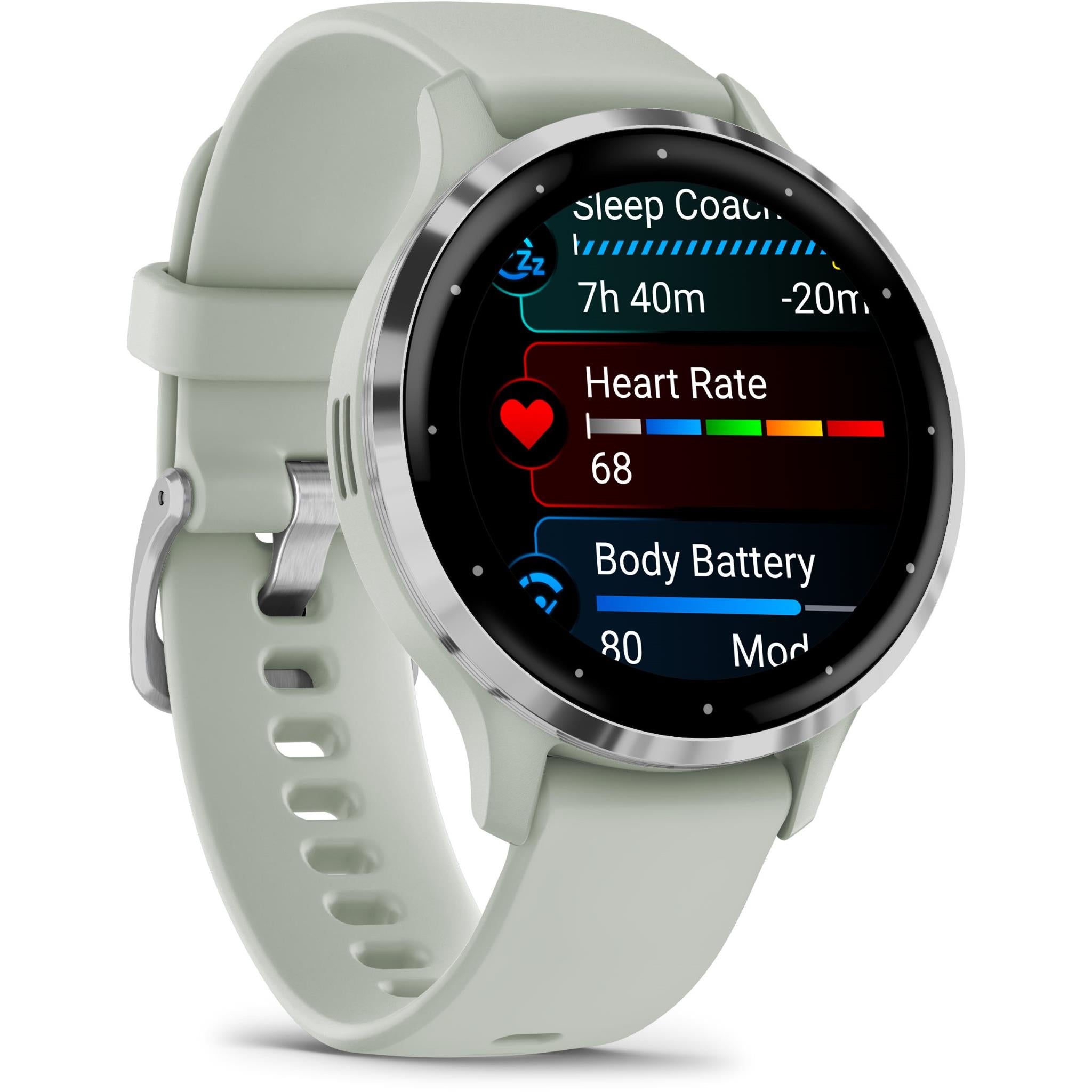 Garmin Venu 3S GPS Smartwatch AMOLED Display Sports Watch -Sage Gray Garmin