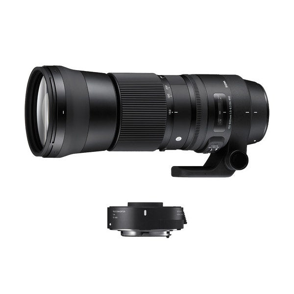Sigma 150-600mm f/5-6.3 DG OS HSM Contemporary Lens and TC-1401 1.4x Teleconverter Kit for Canon EF SIGMA