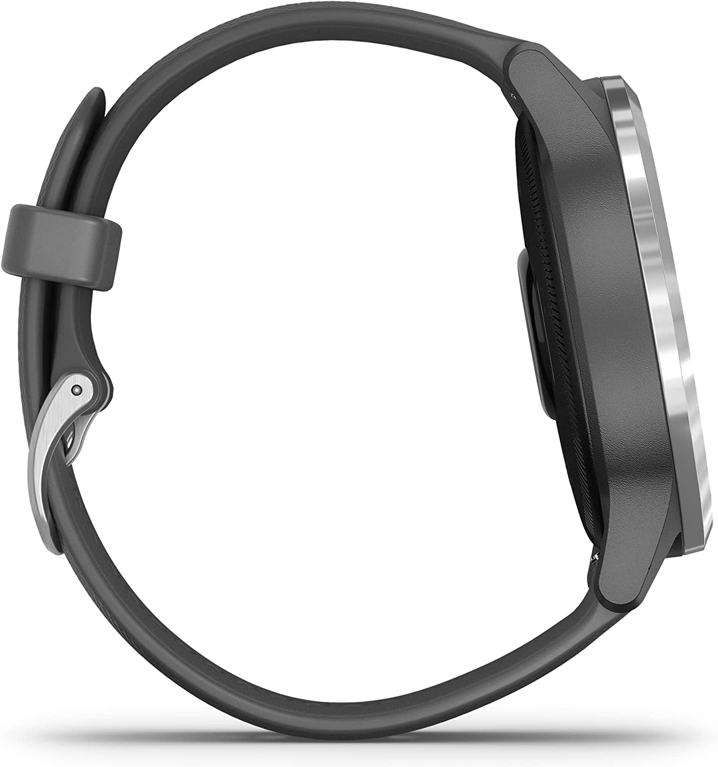 Garmin Vivoactive 4 GPS Fitness Smartwatch, Silver with Grey Band Garmin