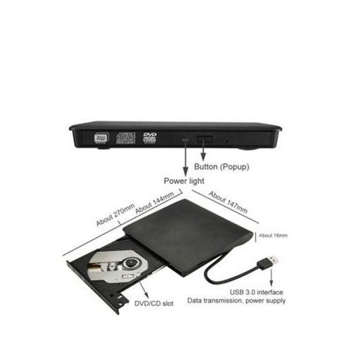 POP-UP Mobile External USB 3.0 CD DVD-RW Tristar