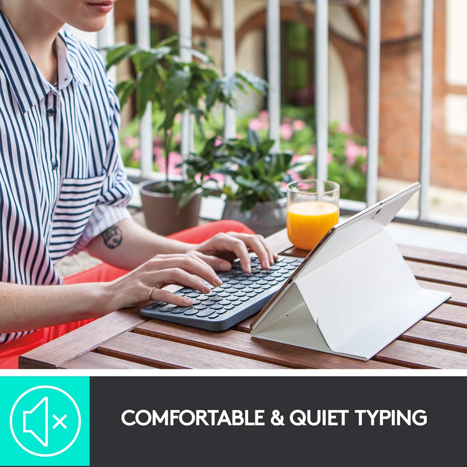 Logitech K380 Multi-Device Bluetooth Keyboard - Dark Grey Logitech