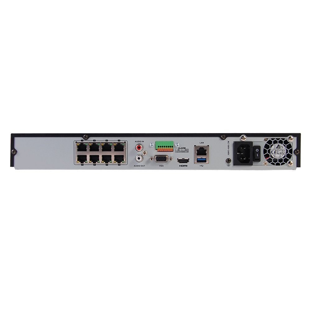 Hikvision DS-7608NI-I2/8P 8CH Ip Network Video Recorder Integrated 8 POE Embedded Plug & Play 4K NVR Hikvision