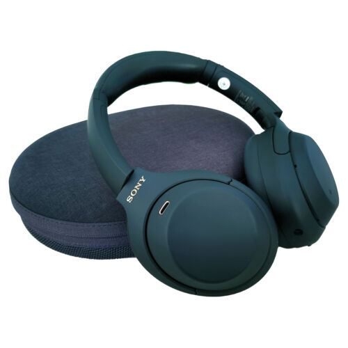 Sony WH-1000XM4 Noise Cancelling Wireless Headphones with Alexa Voice Control - Midnight Blue SONY
