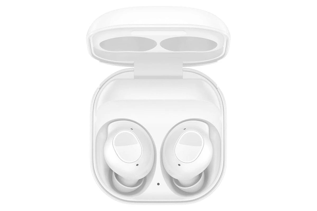 Samsung Galaxy Buds FE Wireless Bluetooth Headphones, Active Noise Cancelling (ANC), Comfortable Fit, 3 Microphones, Touch Control, Deep Bass, Includes Charging Cable, White