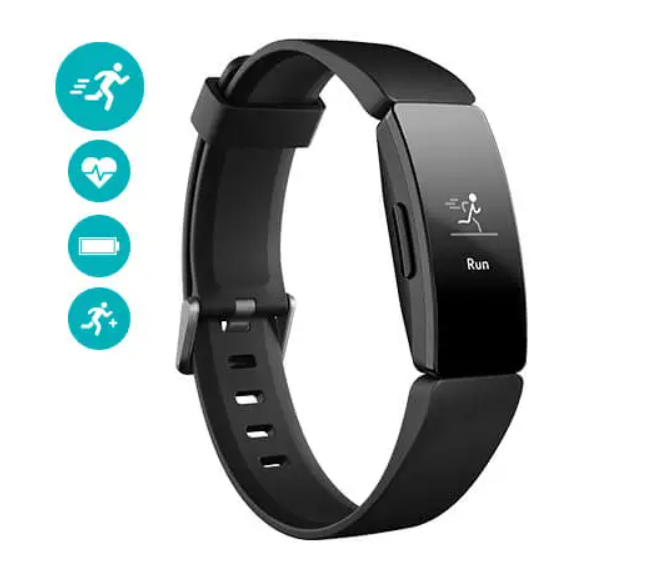 Fitbit Inspire HR Heart Rate & Fitness Tracker (Black)