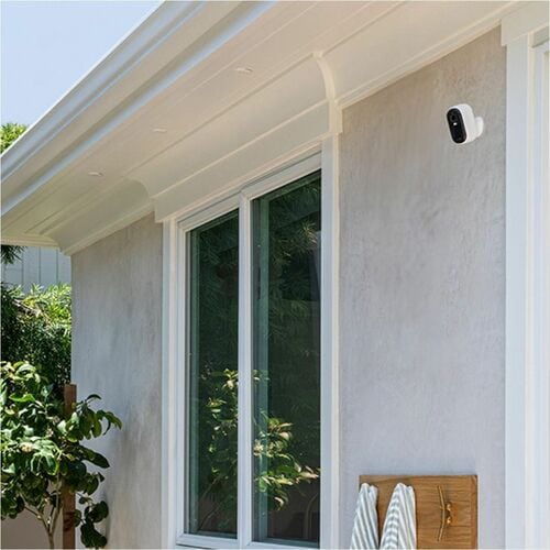 Arlo Essential Outdoor 2K Surveillance Camera – Pack of 2 – White