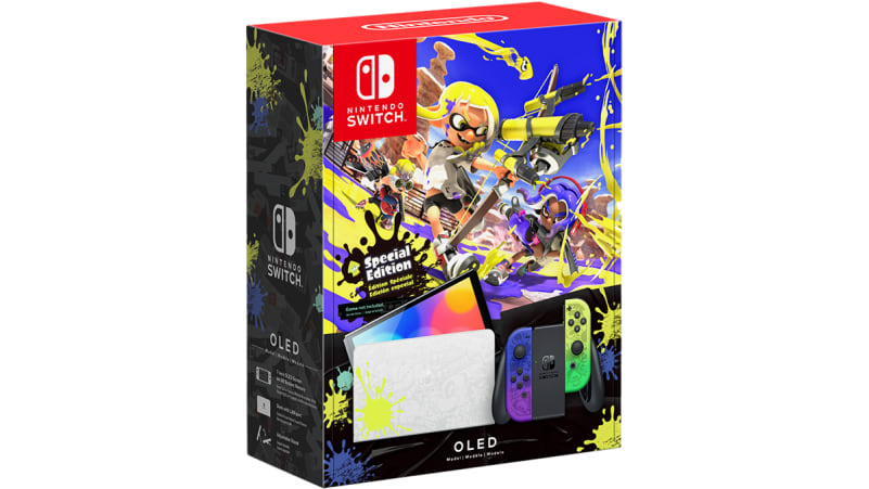 Nintendo Switch Console OLED Model Splatoon 3 Special Edition