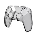 Clear Crystal Protective Anti Scratch Transparent Black Case for PS5 Controller