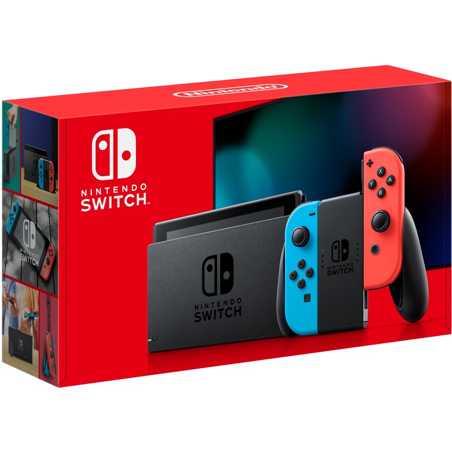 Nintendo Switch Console (2nd Generation) - Neon Blue & Neon Red