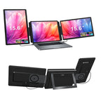 Trion 15.6 Inch FHD IPS Detachable Plug and Play LED Screen Extender Portable Monitor with Horizontal and Vertical Mode Trion