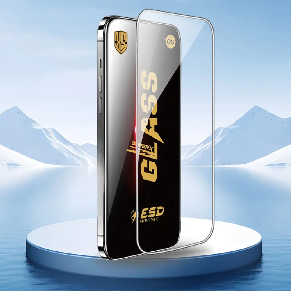 Tristar Anti-static Tempered Glass Compatible with iPhone 11–17 Protector - Clear Scratch-Resistant Display Guard