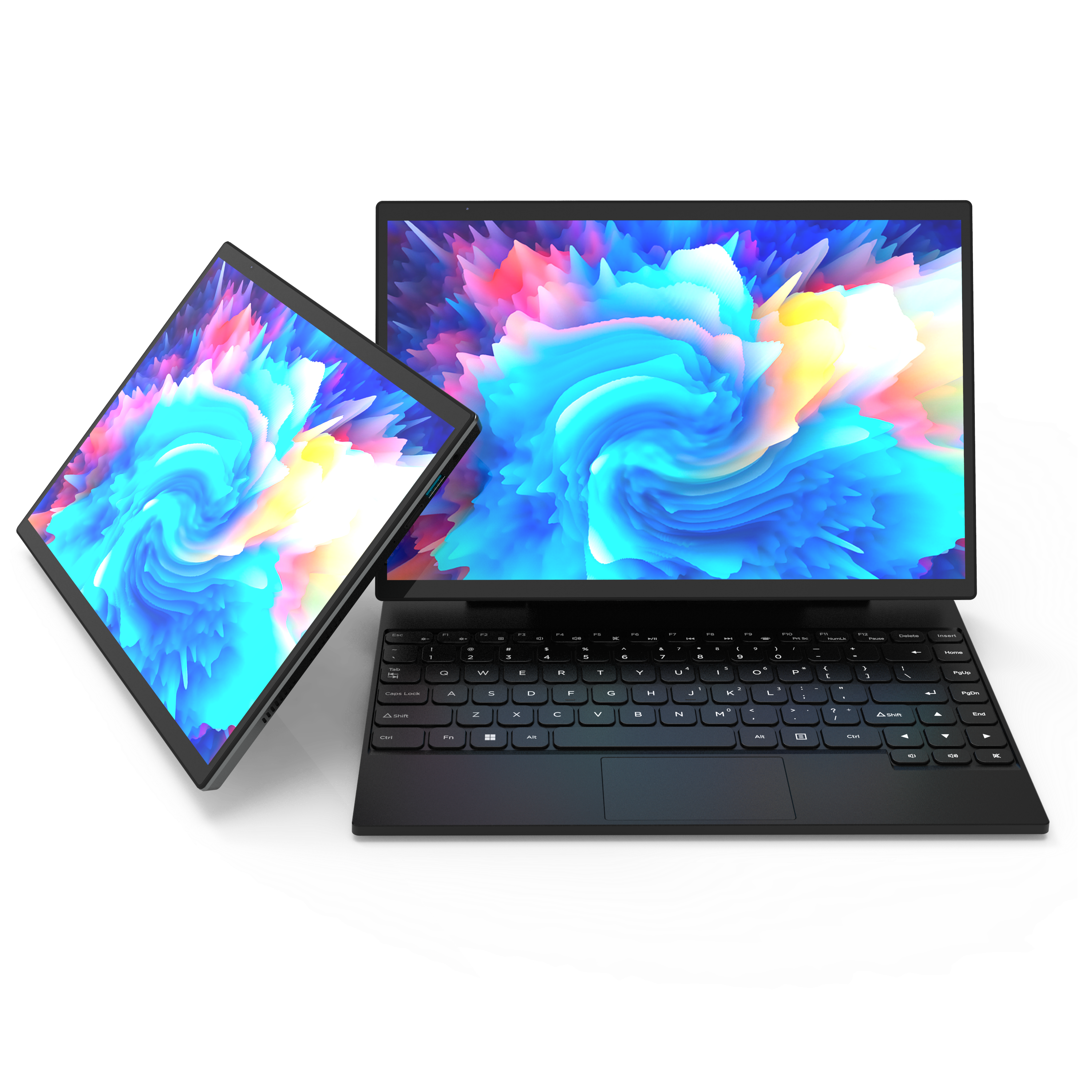Trion Canvas Pro 14" 2-in-1 Touch Screen Laptop 12th Gen Intel Celeron-N95 16GB 512GB SSD Windows 11 - Grey (Refurbished Grade - B) Trion