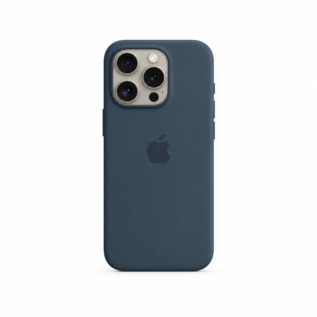 Apple iPhone 15 Pro Silicone Case with MagSafe Storm Blue (Copy) Tristar