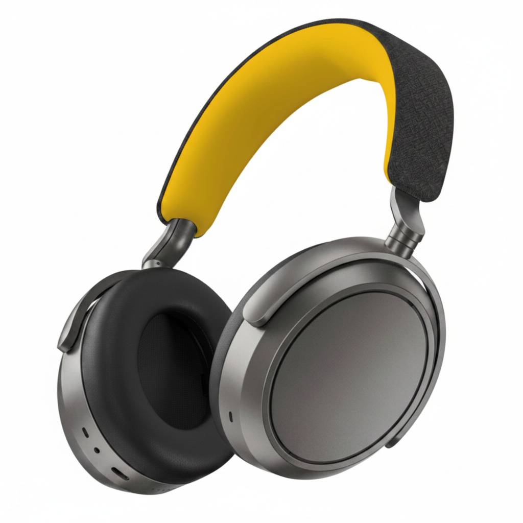 Sennheiser Momentum 4 Wireless 80th Anniversary Edition Headphones - Grey/Yellow