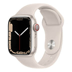 Apple Watch Series 7 GPS + Cellular, 45mm Starlight Aluminium Case with Starlight Sport Band - AU Version ( Refurbished Grade C )