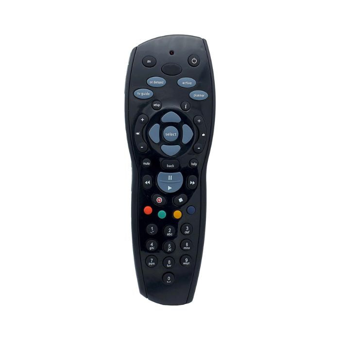 Foxtel iQ2 Remote and Batteries – Black