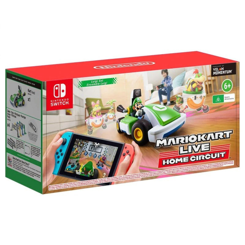 Nintendo Switch Mario Kart Live Home Circuit: Luigi Game Set - Box Damaged  – Refurbished Nintendo