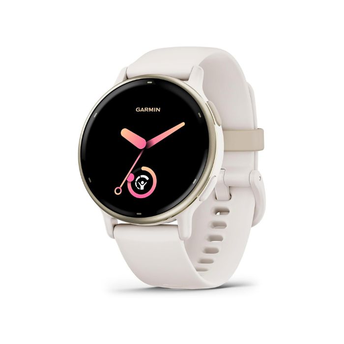 Garmin Vivoactive 5 Smartwatch – Ivory with Cream Gold Bezel