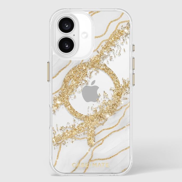 Case-Mate iPhone 16 Karat Granite Marble Case - MagSafe Cover