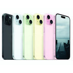 Apple iPhone 15 Plus - 128GB / 256GB / 512GB / - Pink, Yellow, Green, Blue, and Black With 80% battery- Pristine - Refurbished