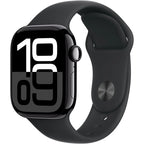 Apple Watch Series 10 46mm Jet Black Aluminium Case GPS + Cellular Sport Band - AU Version