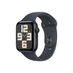 Apple Watch SE 40mm - Midnight Aluminum Case with Black Sports Band - Pristine Refurbished