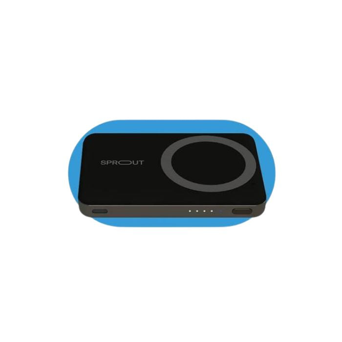 Sprout Magnetic Wireless Powerbank 6000mAh – Black (Copy) Sprout