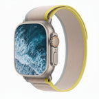 Apple Watch Ultra Titanium 49mm GPS + Cellular Yellow Beige Trail Loop Band SM - Pristine - Refurbished (Copy) APPLE