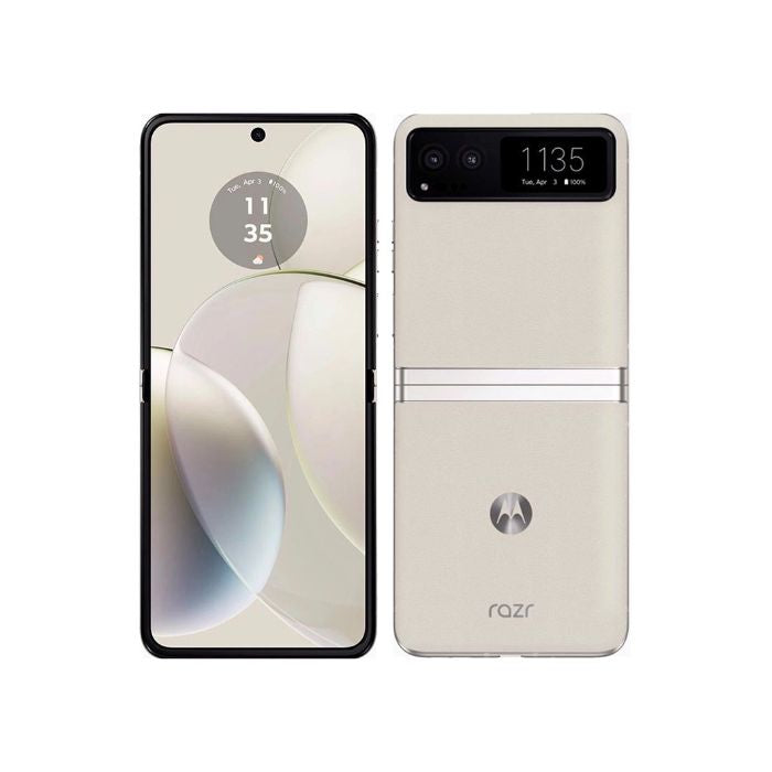 Motorola Razr 40 – 8GB/256GB, Vanilla Cream - Pristine Refurbished Motorola