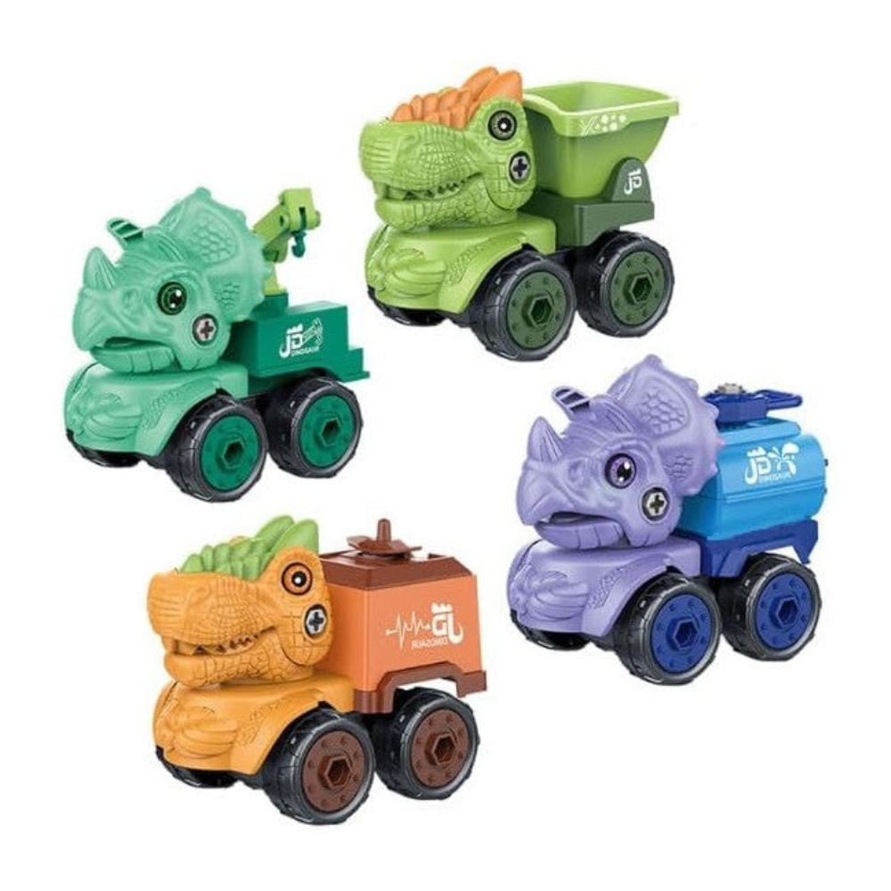 Jurassic Dinosaur Construction Toy Set - Take Apart with Drill