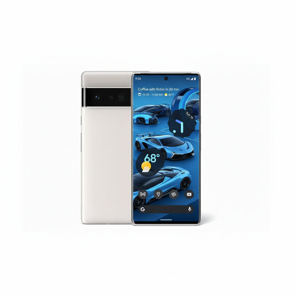 Google Pixel 6 Pro 5G - 12GB RAM 128GB Stormy Black, Cloudy White Google