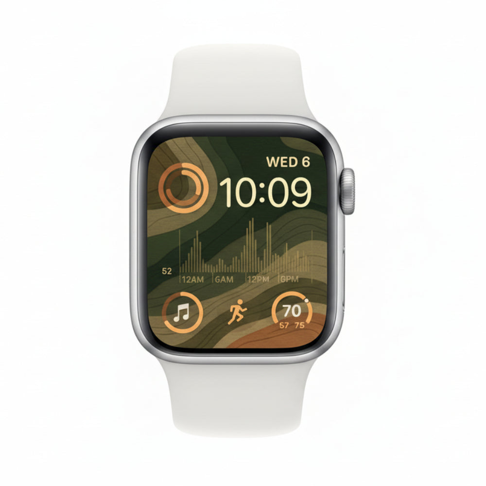 Apple Watch SE 2nd Gen 44mm Starlight Aluminum Case & Sport Band (GPS + Cellular) APPLE