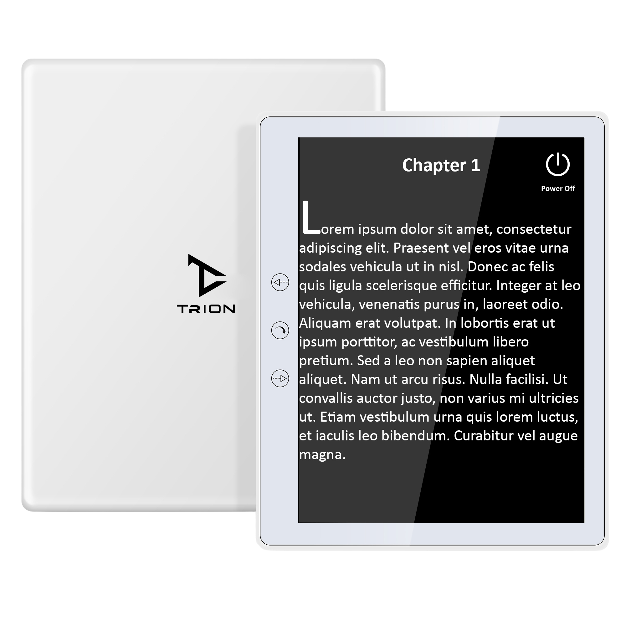 Trion Nex Ebook-Reader - 6" E-Ink Touchscreen, Quad-Core, 32GB Storage, Android 8.1 - White