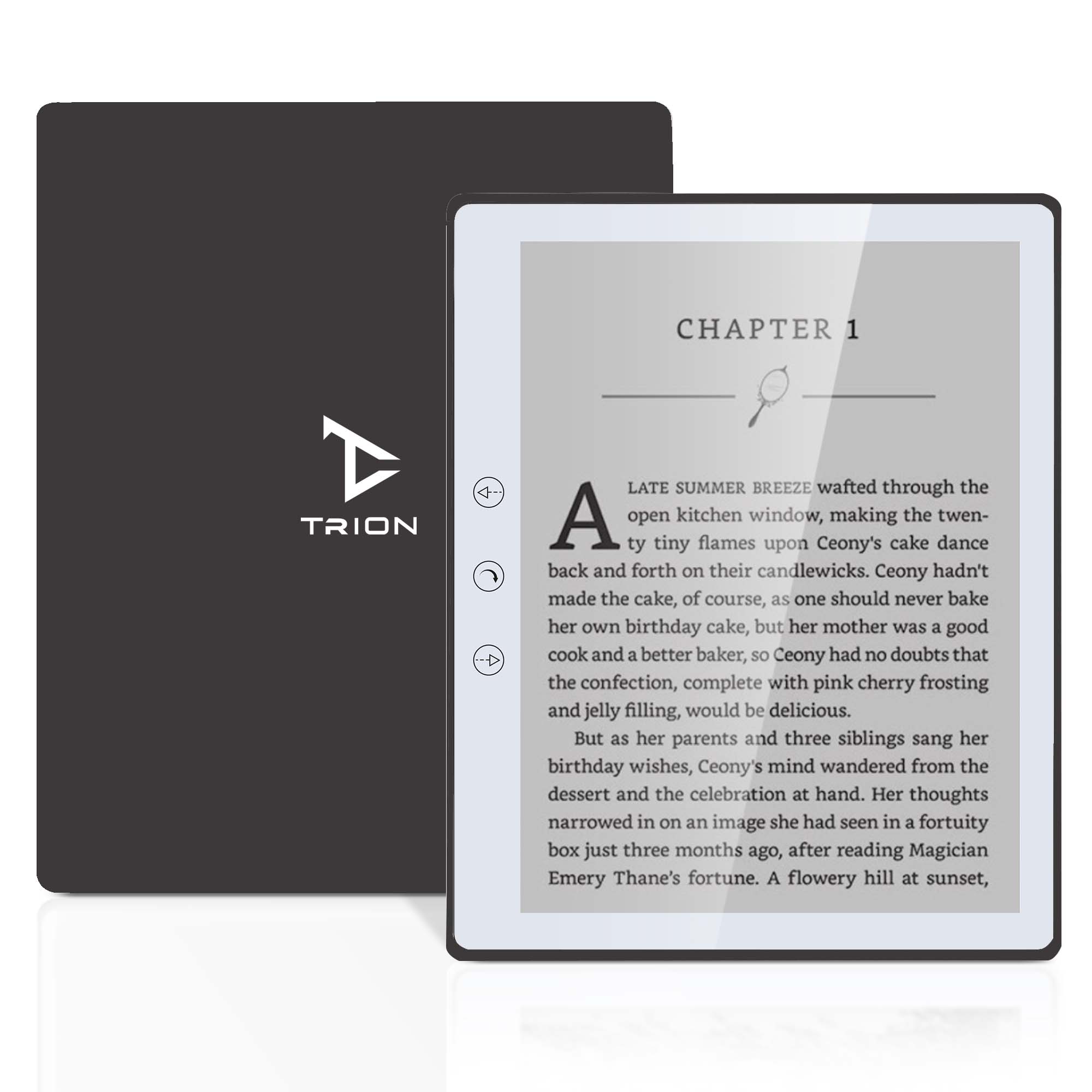 Trion Nex Ebook-Reader - 6" E-Ink Touchscreen, Quad-Core, 32GB Storage, Android 8.1 - Black - Excellent Refurbished Trion