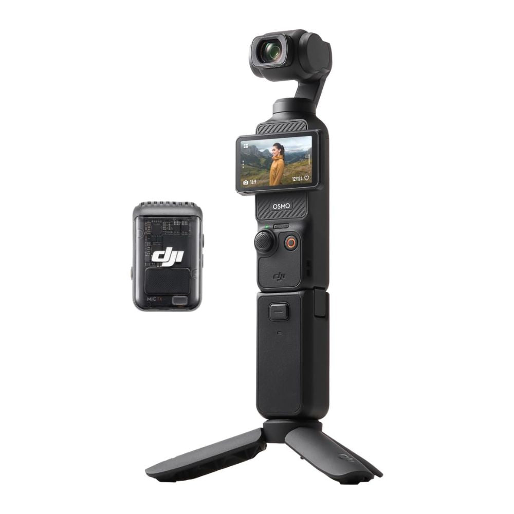 DJI Osmo Pocket 3 Creator Combo - 4K Vlogging Camera - 3-Axis Stabilization, Mic Included (Copy) DJI