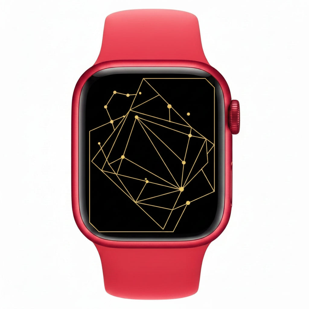 Apple Watch S9 45mm Red Aluminium | Red Sport Band M/L | GPS + Cellular With 100% Battery - Pristine - Refurbished Apple