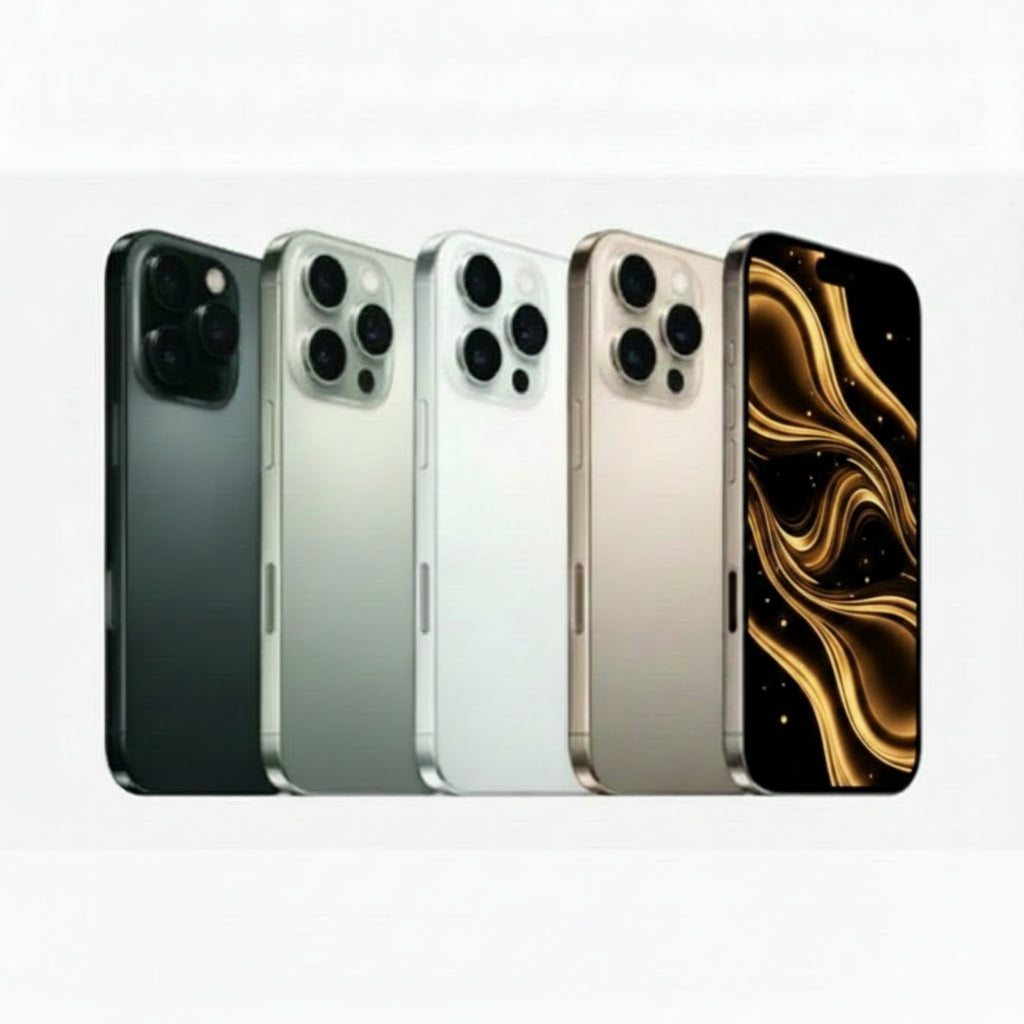 Apple iPhone 16 Pro Max - - 256GB, 512GB, 1TB- Black, White, Natural & Desert Titanium